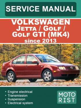 Книга по ремонту Volkswagen Jetta / Golf / Golf GTI (MK4) с 1999 по 2005 год в формате PDF (на английском языке)