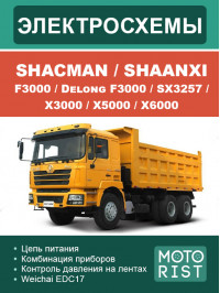 Shacman / Shaanxi F3000 / Delong F3000 / SX3257 / X3000 / X5000 / X6000, електросхеми у форматі PDF (російською мовою)