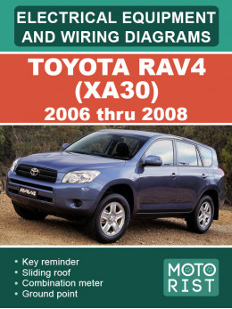 Toyota RAV4 (XA30) 2006 thru 2008, color wiring diagrams