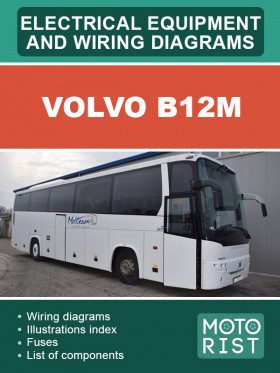 Volvo B12M bus, wiring diagrams