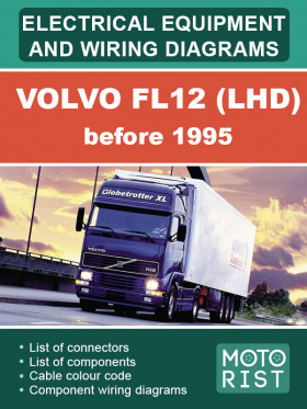 Volvo FL12 (LHD) before 1995, wiring diagrams Volvo FL12 (LHD) before 1995, wiring diagrams