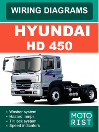 Hyundai HD 450, электросхемы в электронном виде (на английском языке)