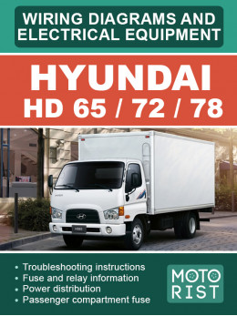 Hyundai HD 65 / HD 72 / HD 78, электросхемы в электронном виде (на английском языке)