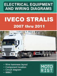 Iveco Stralis с 2007 по 2011 год, электросхемы и электрооборудование в электронном виде (на английском языке)