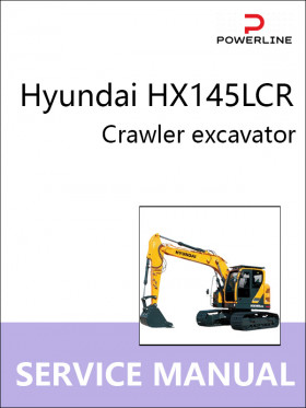 Книга по ремонту экскаватора Hyundai HX145LCR в формате PDF (на английском языке) Книга по ремонту экскаватора Hyundai HX145LCR в формате PDF (на английском языке)