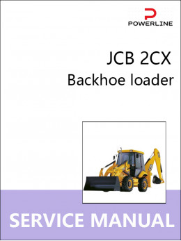 JCB 2CX, руководство по ремонту и эксплуатации экскаватора-погрузчика в электронном виде (на английском языке)