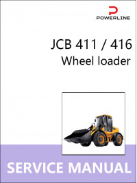 JCB 411 / 416, руководство по ремонту и эксплуатации погрузчика в электронном виде (на английском языке)