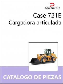 Case 721E, каталог деталей навантажувача у форматі PDF (іспанською мовою)