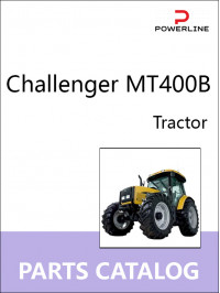 Challenger MT400B, каталог деталей трактора в электронном виде (на английском языке)