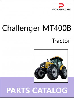 Challenger MT400B, каталог деталей трактора в электронном виде (на английском языке)