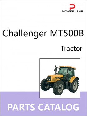 Каталог запчастей трактора Challenger MT500B в формате PDF (на английском языке)