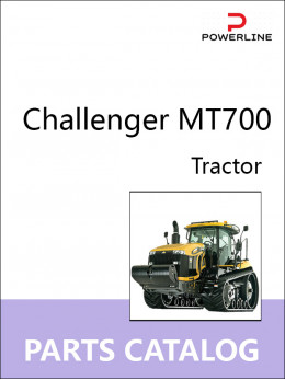 Challenger MT700, каталог деталей трактора в электронном виде (на английском языке)