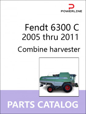 Каталог запчастей комбайна Fendt 6300 C с 2005 по 2011 год в формате PDF (на английском языке)