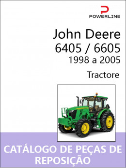 John Deere 6405 / 6605 з 1998 по 2005 рік, каталог деталей трактора у форматі PDF (іспанською мовою)