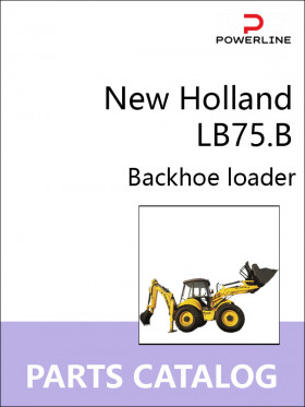 Каталог запчастей экскаватора-погрузчика New Holland LB75.B в формате PDF (на английском языке)