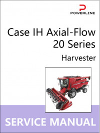 Case IH Axial-Flow 20 Series, руководство по ремонту комбайна в электронном виде (на английском языке)