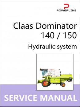Claas Dominator 140 / 150, руководство по ремонту гидравлической системы комбайна в электронном виде (на английском языке)