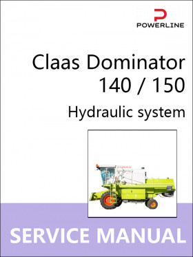 Книга по ремонту гидравлической системы комбайна Claas Dominator 140 / 150 в формате PDF (на английском языке)