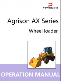 Agrison AX Series, руководство по эксплуатации и техобслуживанию погрузчика в электронном виде (на английском языке)