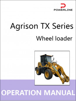 Agrison TX Series, руководство по эксплуатации и техобслуживанию погрузчика в электронном виде (на английском языке)