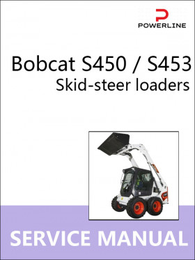 Книга по ремонту погрузчика Bobcat S450 / S453 в формате PDF (на английском языке)