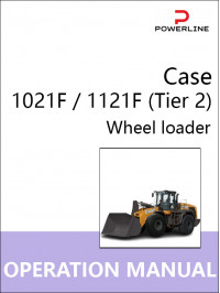 Case 1021F / 1121F (Tier 2) forklift, operation and maintenance e-manual