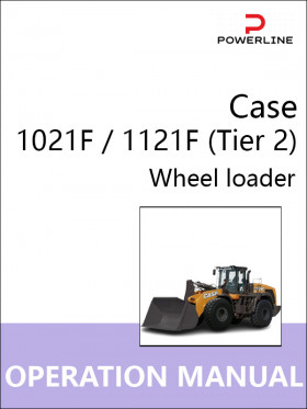 Case 1021F / 1121F (Tier 2) forklift, operation and maintenance e-manual