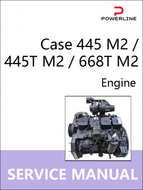 Case 445 M2 / 445T M2 / 668T M2 engine, repair e-manual