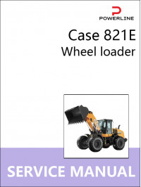 Case 821E, руководство по ремонту погрузчика в электронном виде (на английском языке)