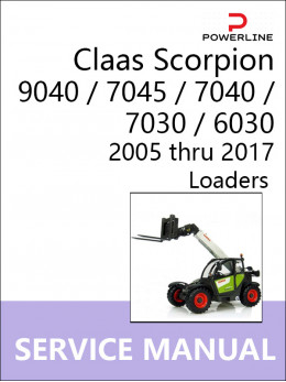 Claas Scorpion 9040 / 7045 / 7040 / 7030 / 6030 c 2005 по 2017 год, руководство по ремонту и каталог запчастей погрузчика в электронном виде (на английском языке)