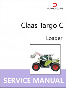 Claas Targo C, руководство по ремонту погрузчика в электронном виде (на английском языке)