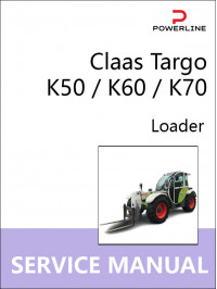 Claas Targo K50 / K60 / K70, руководство по ремонту погрузчика в электронном виде (на английском языке)