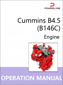 Двигун Cummins B4.5 (B146C), інструкція з експлуатації та технічного обслуговування у форматі PDF (англійською мовою)