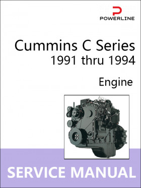 Engines Cummins C Series 1991 thru 1994, repair e-manual
