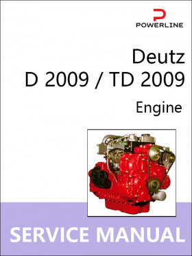 Книга по ремонту двигателя Deutz D 2009 / TD 2009 в формате PDF (на английском языке)