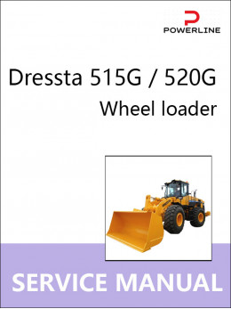 Dressta 515G / 520G, руководство по ремонту погрузчика в электронном виде (на английском языке)