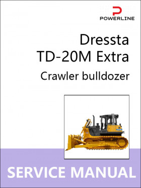 Книга по ремонту бульдозера Dressta TD-20M Extra в формате PDF (на английском языке)