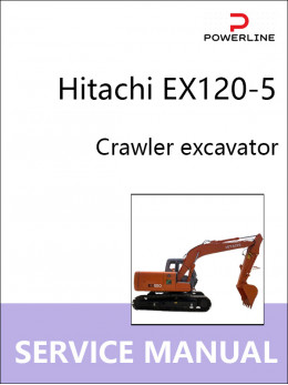 Hitachi EX120-5, руководство по ремонту и эксплуатации экскаватора в электронном виде (на английском языке)