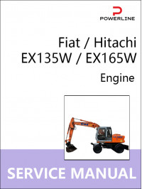Fiat / Hitachi EX135W / EX165W, руководство по ремонту и эксплуатации двигателя экскаватора в электронном виде (на английском языке)