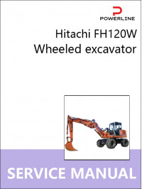 Hitachi FH120W, керівництво з ремонту та експлуатації екскаватора у форматі PDF (англійською мовою)