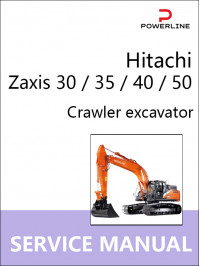 Hitachi Zaxis 30 / 35 / 40 / 50, руководство по ремонту и эксплуатации экскаватора в электронном виде (на английском языке)