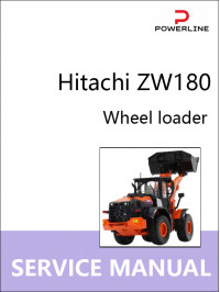 Hitachi ZW180, руководство по ремонту и эксплуатации погрузчика в электронном виде (на английском языке)