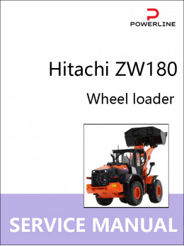 Hitachi ZW180, руководство по ремонту и эксплуатации погрузчика в электронном виде (на английском языке)
