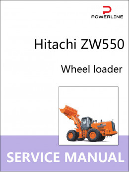 Hitachi ZW550, руководство по ремонту и эксплуатации погрузчика в электронном виде (на английском языке)