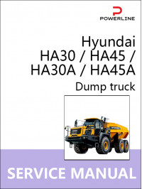 Self-skid Hyundai HA30 / HA45 / HA30A / HA45A, service e-manual