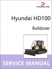 Hyundai HD100 bulldozer, service e-manual