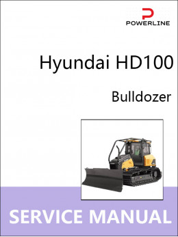Hyundai HD100, руководство по ремонту бульдозера в электронном виде (на английском языке)