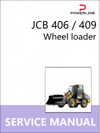 JCB 406 / 409, руководство по ремонту и эксплуатации погрузчика в электронном виде (на английском языке)