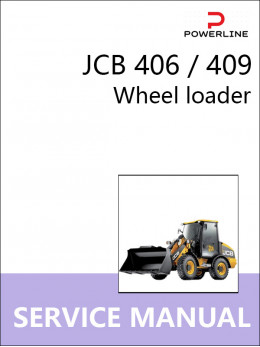 JCB 406 / 409, руководство по ремонту и эксплуатации погрузчика в электронном виде (на английском языке)