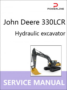 Посібник з ремонту екскаватора John Deere 330LCR у форматі PDF (англійською мовою)
